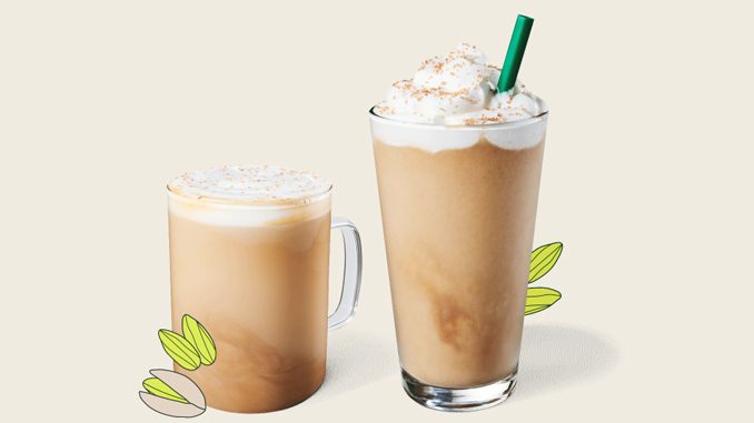 Starbucks Canada Introduces New Pistachio Latte And New Pistachio Frappuccino